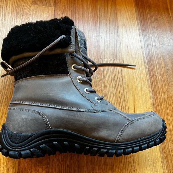 UGG Womens Adirondack II Waterproof Grey Size 8 - Picture 9 of 11